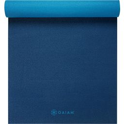 Двулицева постелка за йога MARINEBLUE/BLUE Premium - тъмно синьо