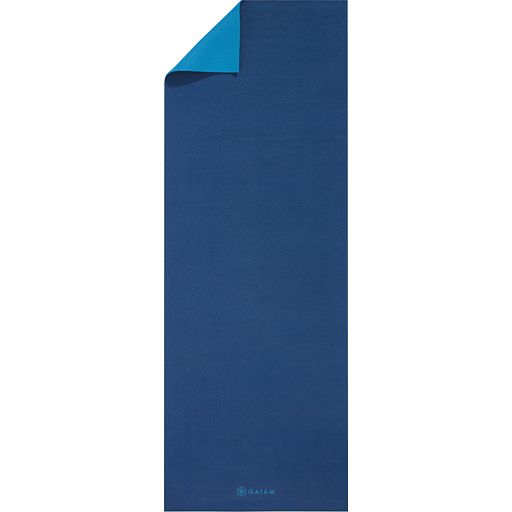 Tappetino da Yoga Reversibile Premium BLU MARINO/BLU  - Blu marino