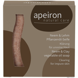 Apeiron Сапун с растителни масла Нийм & глина