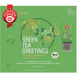 TEEKANNE Organic Luxury Bag Green Tea Greetings - 20 bags