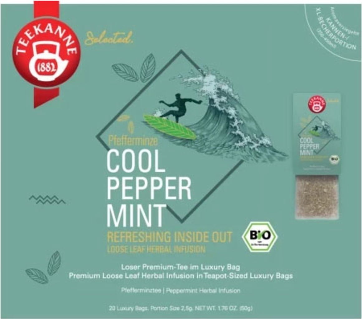TEEKANNE Bio Luxury Bag - Cool Peppermint
