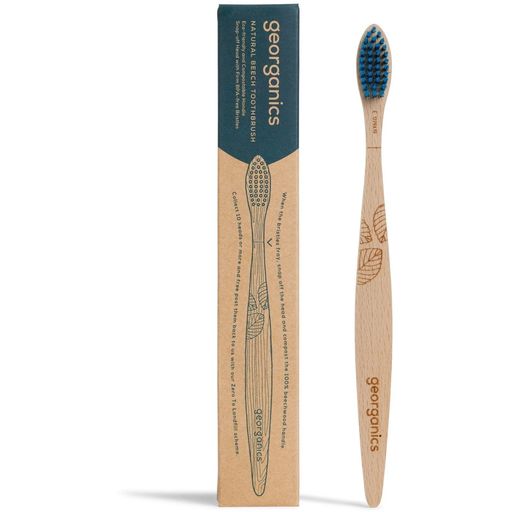 Georganics Natural Beechwood Toothbrush - Hard