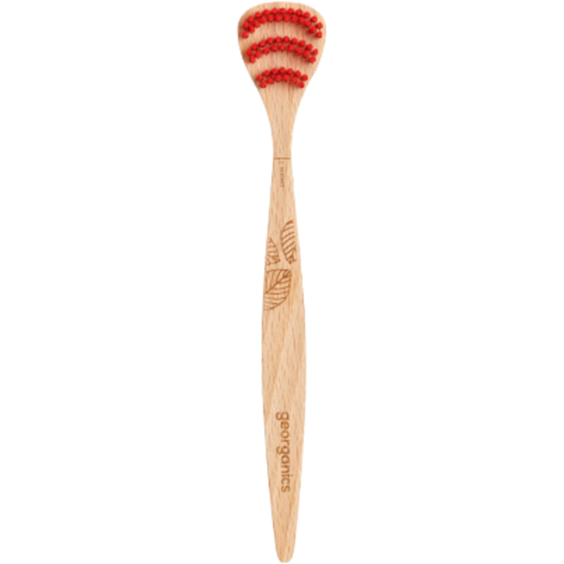 Georganics Tongue Brush, Medium - 1 Pc