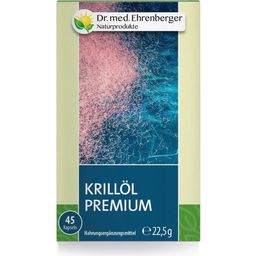Dr. med. Ehrenberger Bio- & Naturprodukte Prémium krillolaj - 45 kapszula