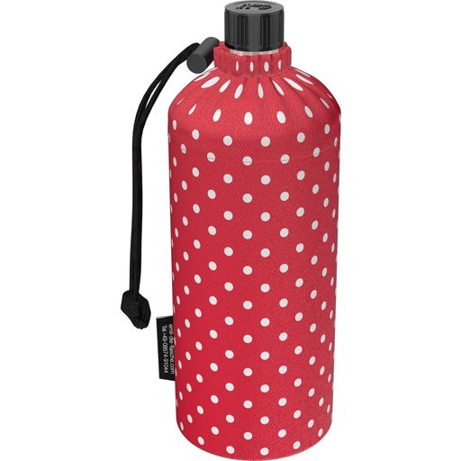 Emil – die Flasche® Bottle - Organic Red Polka Dot - 0.3 L Oval Shape