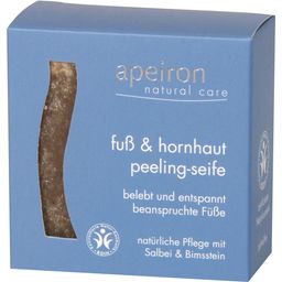 Apeiron Fuß- & Hornhaut Peeling-Seife