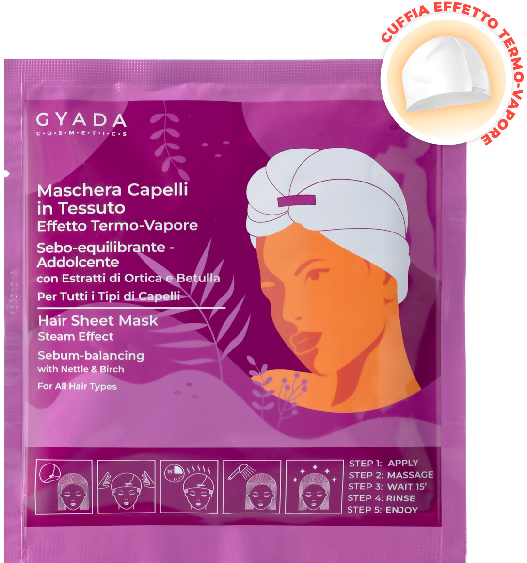 GYADA Cosmetics Masque Capillaire Équilibrant en Tissu