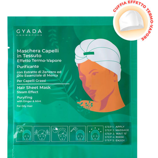 GYADA Cosmetics Klärende Tuchmaske für die Haare - 60 ml