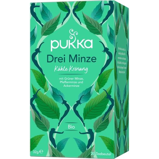 Pukka Three Mint Organic Herbal Tea - 20 Pcs