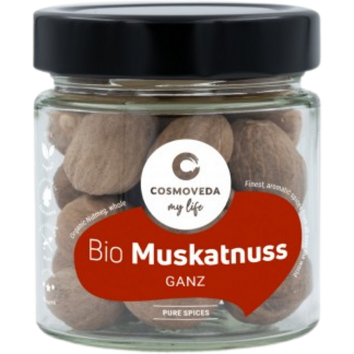 Cosmoveda Organic Nutmeg, whole - 100 g