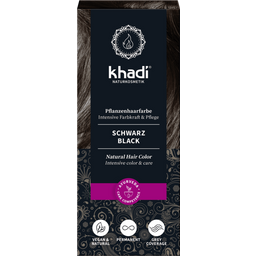 Khadi Растителна боя за коса Черно - 100 g