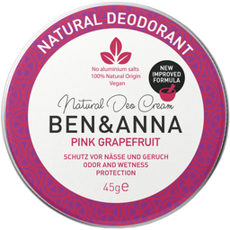 BEN & ANNA Natural Deo Cream - Pink Grapefruit