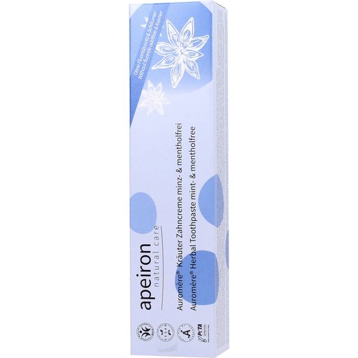 Auromère zeliščna pasta za zobe primerna med homeopatskim zdravljenjem - 75 ml