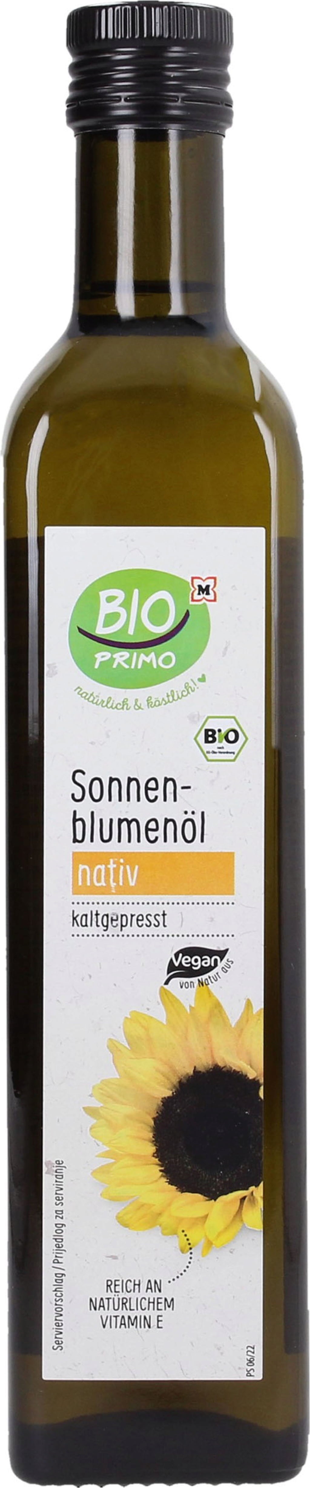 BIO PRIMO Organic Sunflower Oil