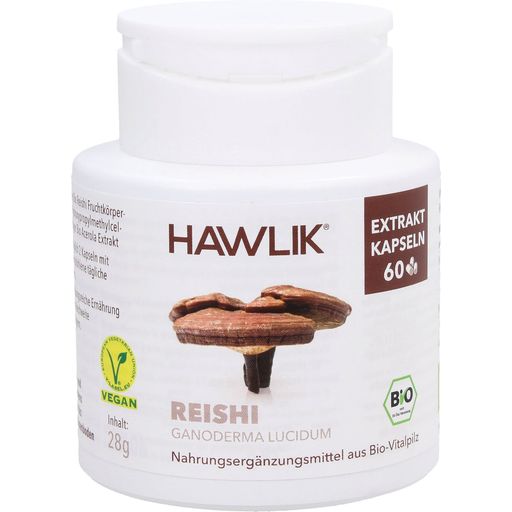 Hawlik Bio Reishi ekstrakt - kapsule - 60 kap.