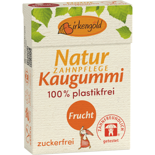 Birkengold Chewing-Gum Naturel - Fruit - 28 g
