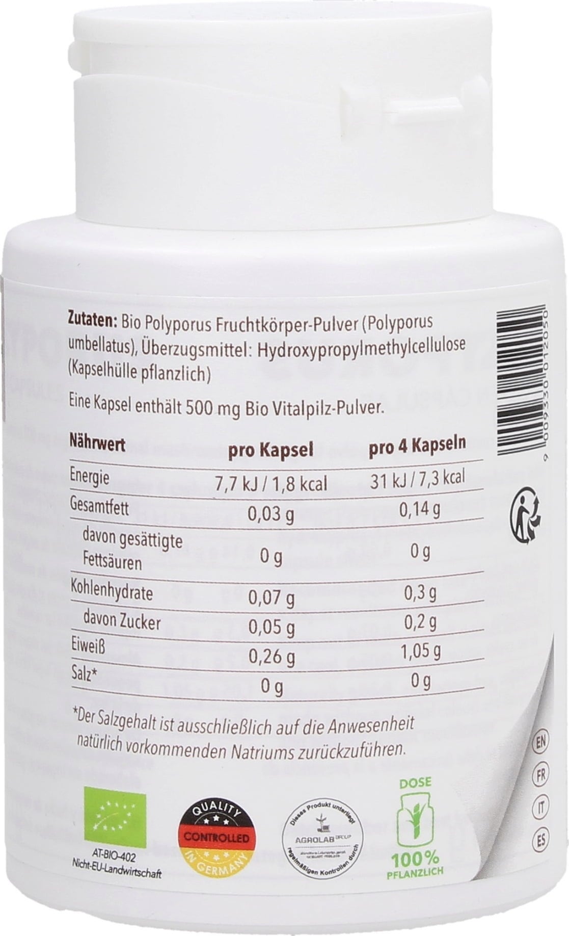 Hawlik Polyporus Bio en Poudre - Gélules - 120 gélules
