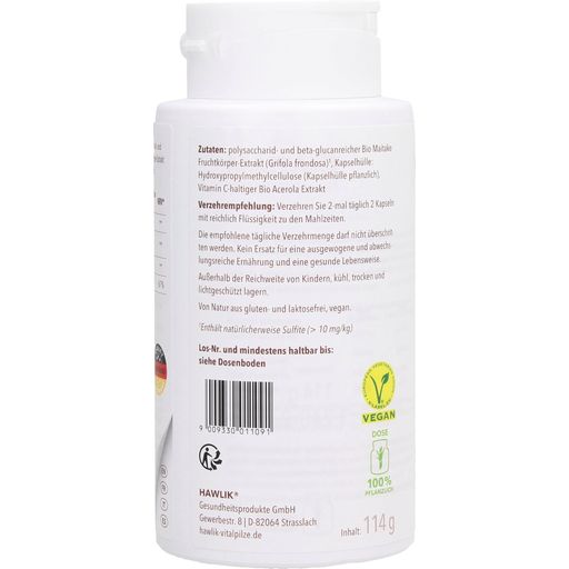 Maitake Extract Capsules, Organic - 240 Capsules