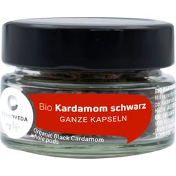 Cosmoveda Organiczny kardamon czarny cały - 18 g