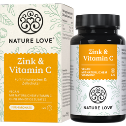 Nature Love Zinc & Vitamine C - 120 gélules