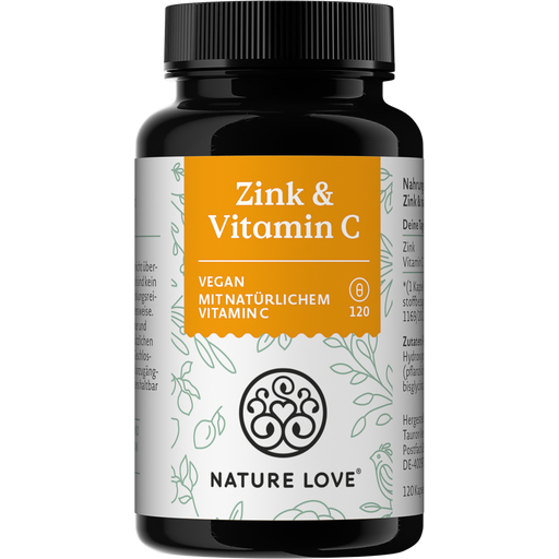 Nature Love Zink & Vitamin C - 120 Kapseln