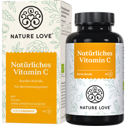 Nature Love Organic Natural Vitamin C - 90 Capsules