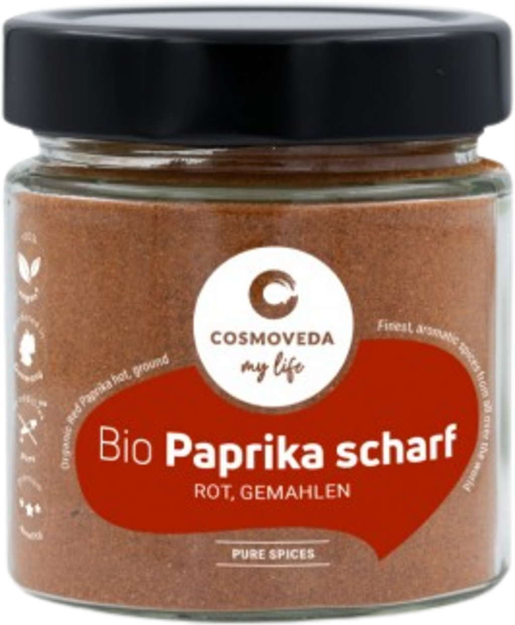 Organic Red , Mildly Spicy Paprika, 90 g