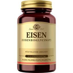 Solgar® Eisen (Eisenbisglycinat) - 90 Kapseln