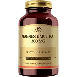 SOLGAR Magnesium Citrate 200 mg - 120 Tablets