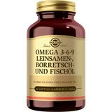 SOLGAR Omega 3-6-9 lenmag-, borágó- és halolaj