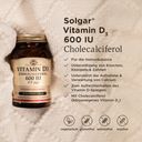 Solgar® Vitamin D3 600 I.E. - 120 Kapseln