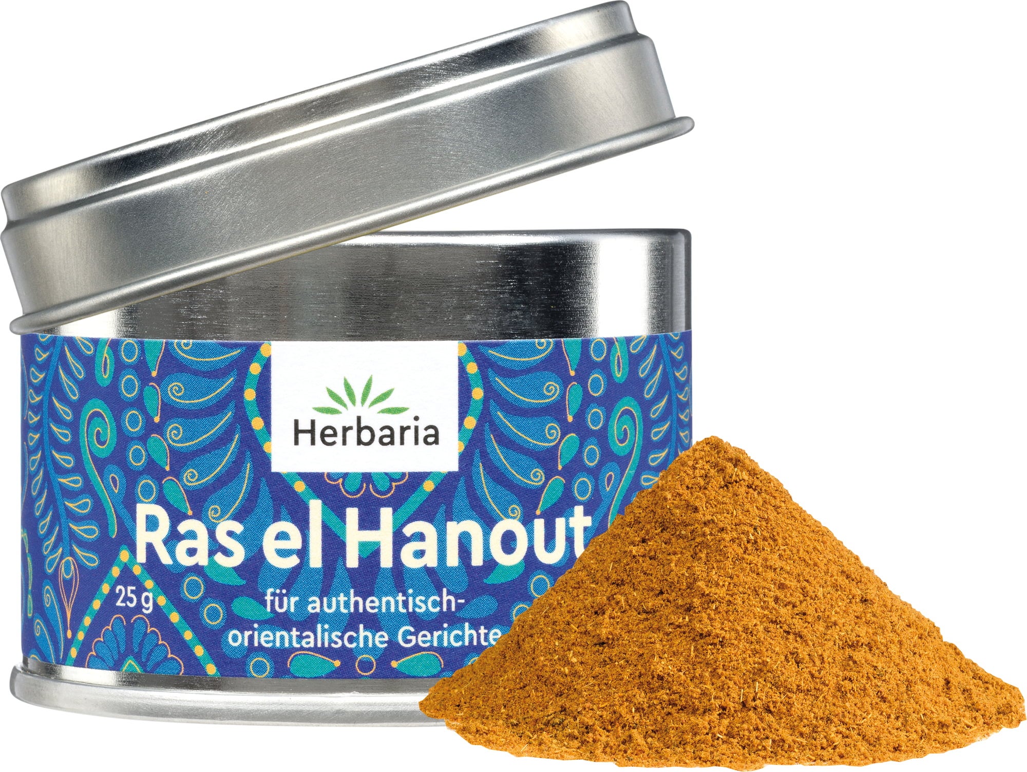 Herbaria Organic Ras el Hanout, Tin - 25 g