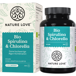 Nature Love Spiruline et Chlorelle Bio