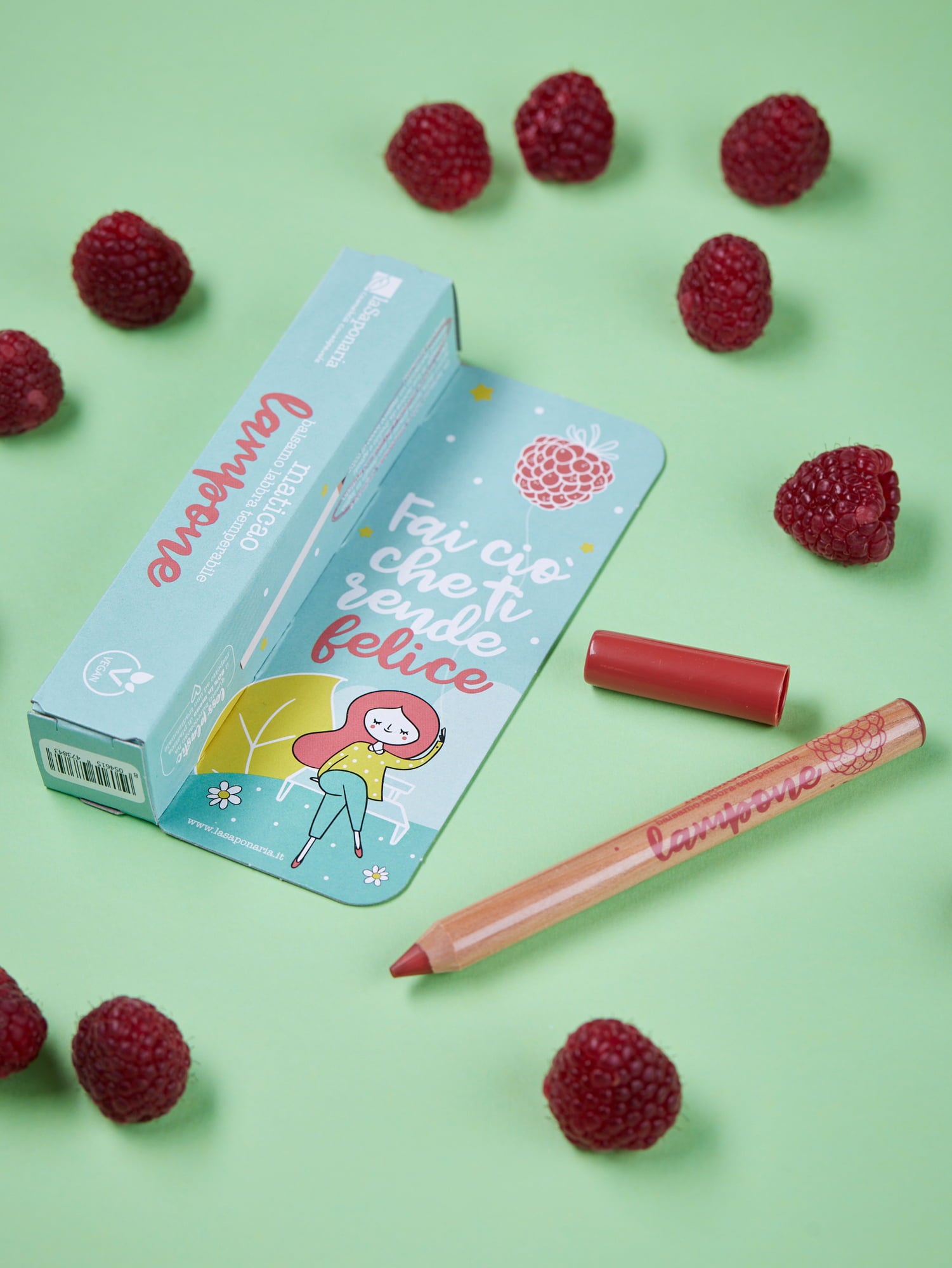 La Saponaria Maticao Tinted Lip Care - Raspberry