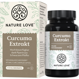 Nature Love Curcuma Extrakt - 45 kap.