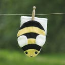 Fürnis Guante-Esponja BIO con Animales - Grande - Abeja