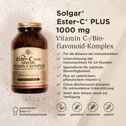 Solgar® Ester-C Plus 1000 mg Vitamin C-Komplex - 180 Tabletten