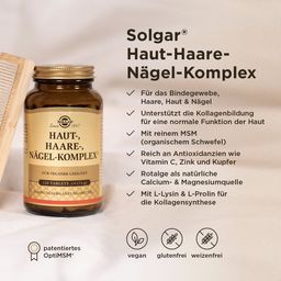 Solgar® Haut-, Haare-, Nägel-Komplex - 120 Tabletten