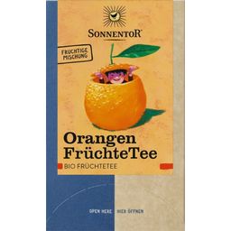 Sonnentor Organic Orange Fruit Tea - 18 double chamber tea bags