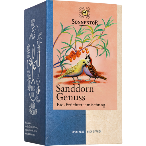 Sonnentor Homoktövis élvezet tea Bio - Teafilter, 18 db