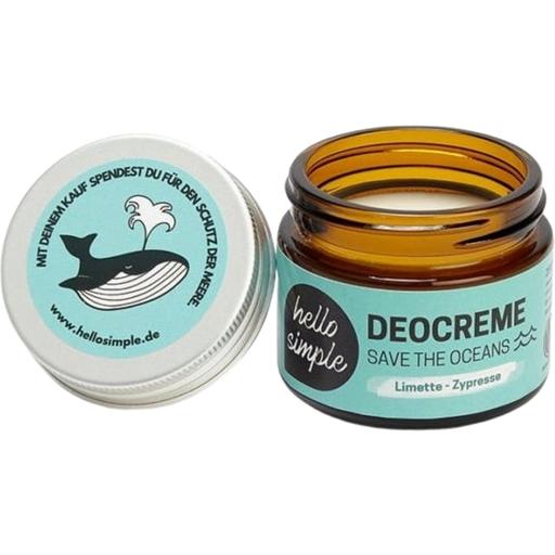 hello simple Save the Oceans Deodorant Cream - 50 g