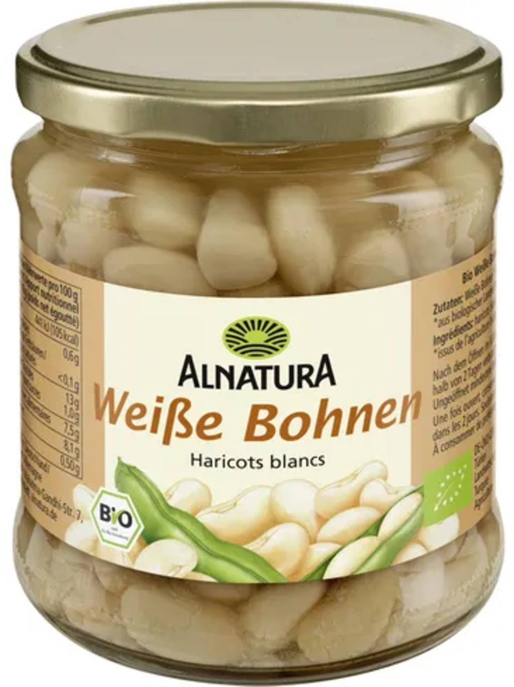 Bio Weiße Bohnen, 240 g