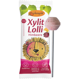 Birkengold Xylit Lolli - lizak z ksylitolem - Malina