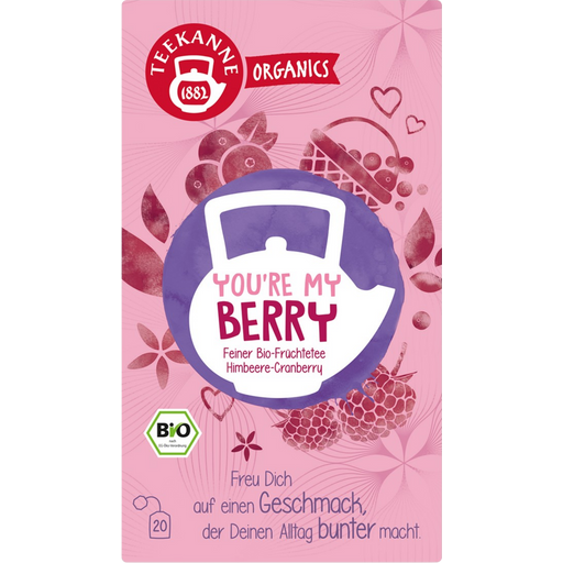 TEEKANNE Bio You´re My Berry - 20 dupla kamrás teafilter