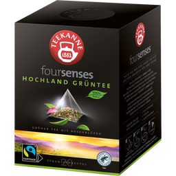 Foursenses Tea Pyramids - Fairtrade Highland Green Tea - 20 pyramid teabags