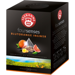 Foursenses Tea Pyramids - Blood Orange Ginger - 20 pyramid teabags