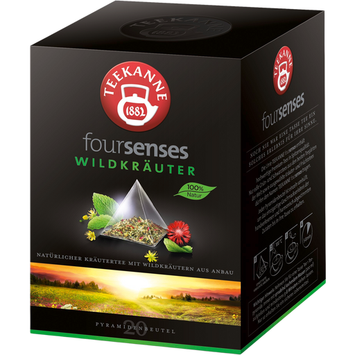 Foursenses čajne piramide - Divja zelišča - 20 piramidnih vrečk