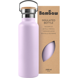 Bambaw Bouteille Isotherme en Inox 1000 ml - Lavender Haze