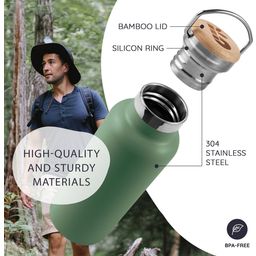 Insulated Stainless Steel Bottle, 750 ml  - Sage Green