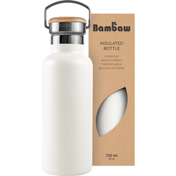 Bambaw Thermosflasche aus Edelstahl 750 ml - Polar White